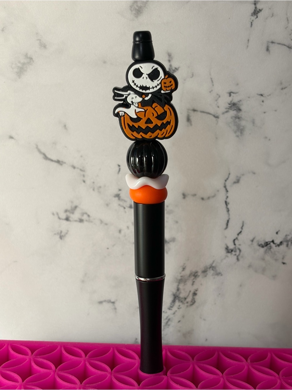 Jack Skellington and Zero Beaded Pen